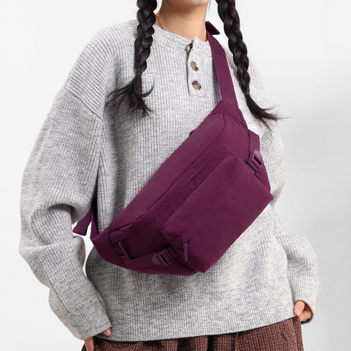 Cycling Commuter - Men's Single-Shoulder Crossbody Bag, Cycling Chest