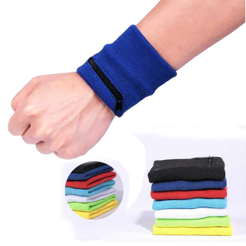 Cycling Journey - Sports Wristband Purse Bag with Zipper