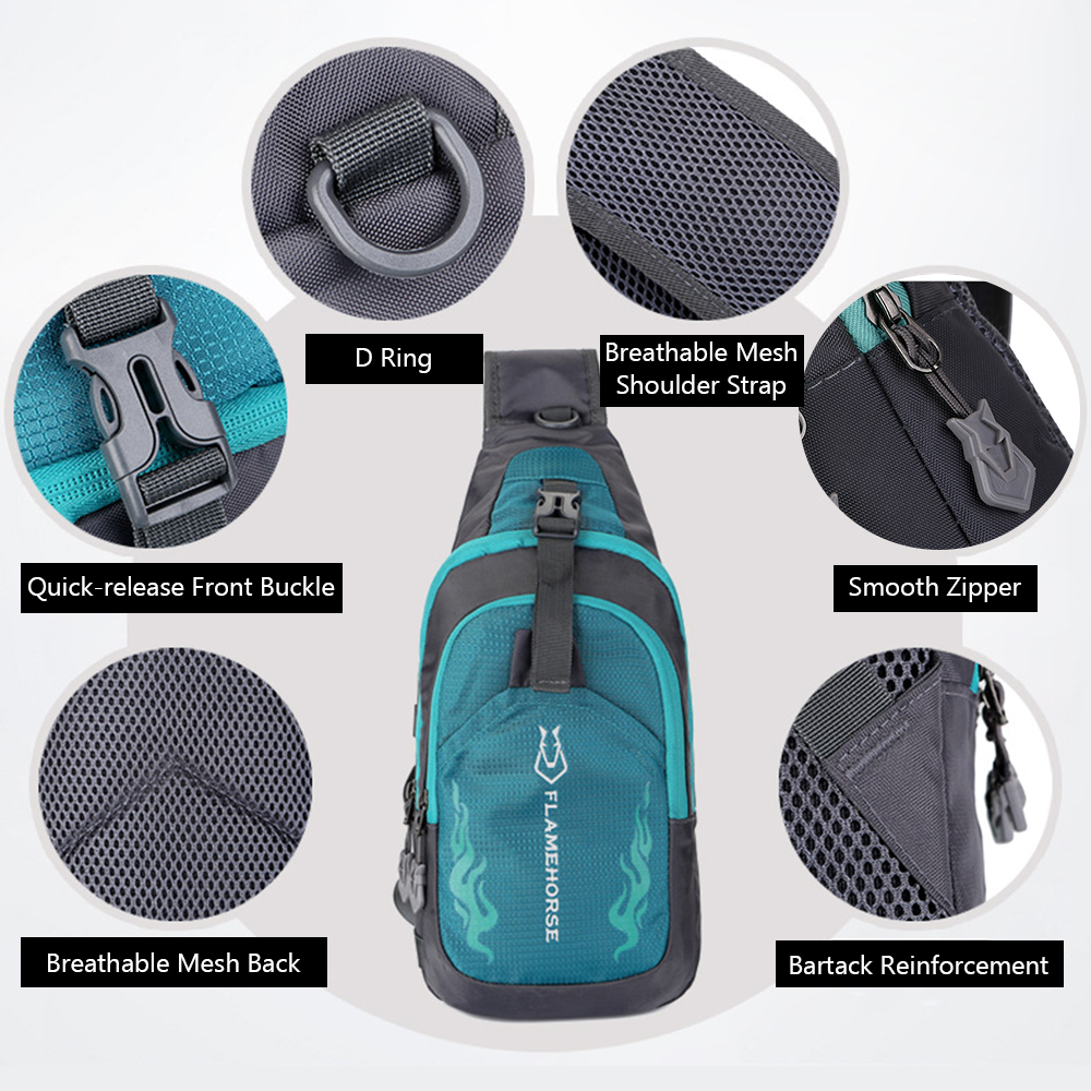Men Sling Backpack Chest Cross - Cycling Commuter Backpack Waterproof recensione e prezzo