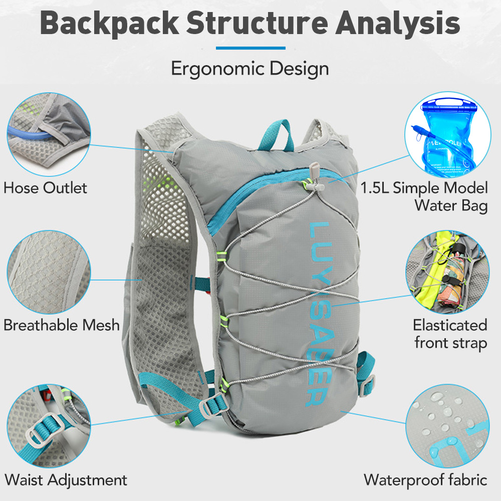 5L Ultra-light Hydration Vest  - Cycling Commuter Backpack Waterproof recensione e prezzo