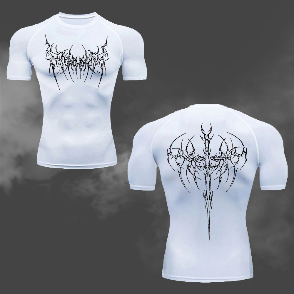 Men's Compression T-Shirt Goth - Cycling Commute Training recensione e prezzo