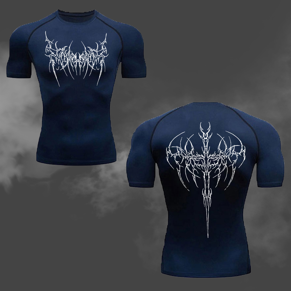 Men's Compression T-Shirt Goth - Cycling Commute Training recensione e prezzo