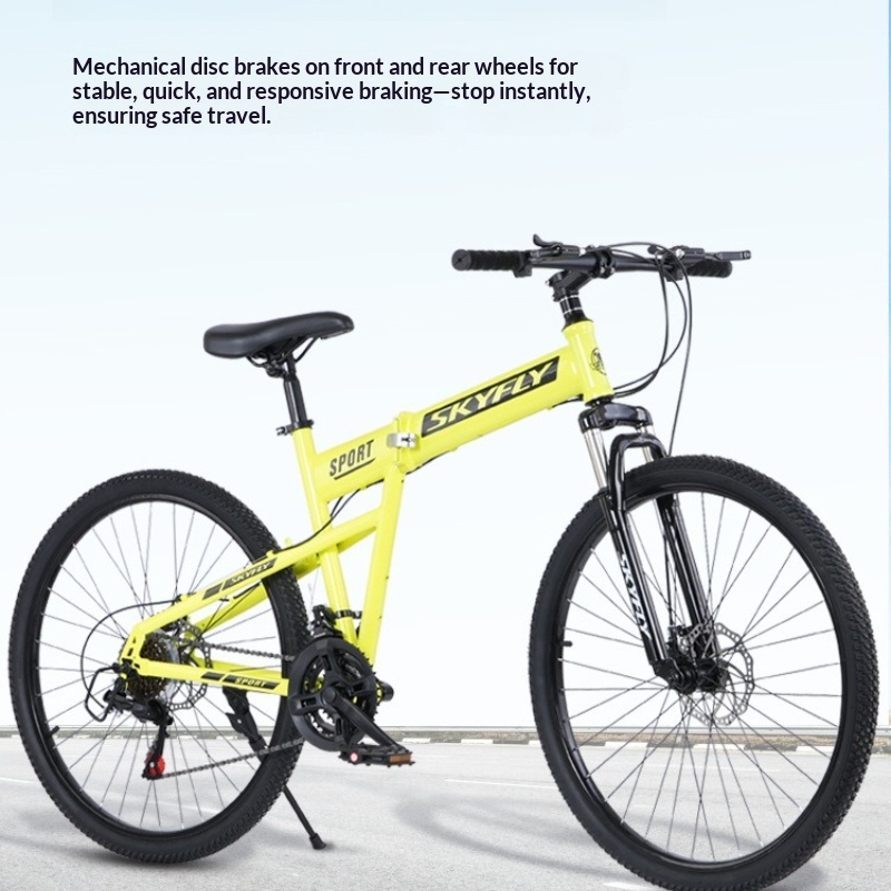 Folding Mountain Bike Portable - Cycling Commute Speed recensione e prezzo
