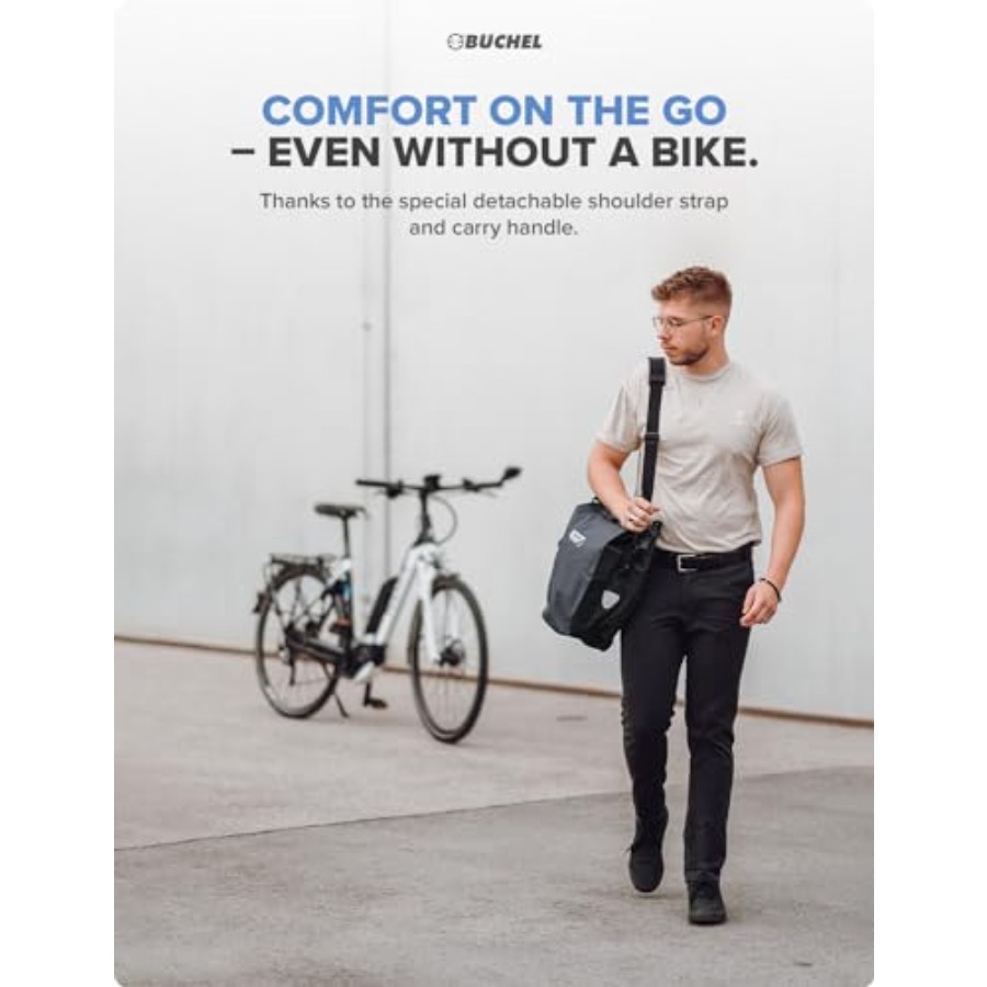 Bike pannier rack bag for groc - Waterproof Cycling Commute recensione e prezzo