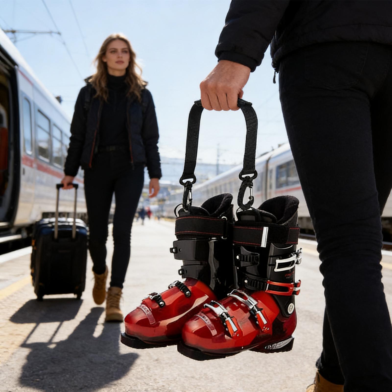 Ski Boot Straps Gear Shoulder  - Cycling Commuter recensione e prezzo
