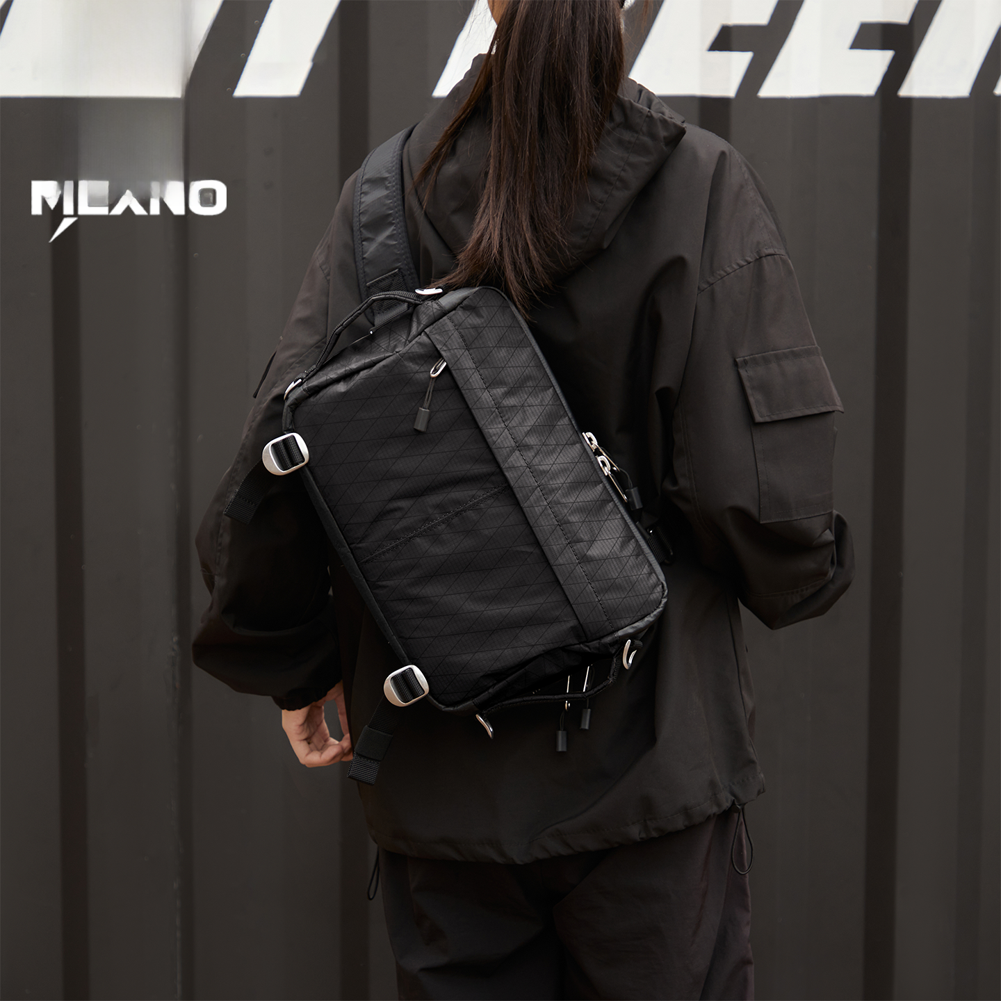 Men's Casual Chest Bag Crossbo - Waterproof Cycling Commute recensione e prezzo