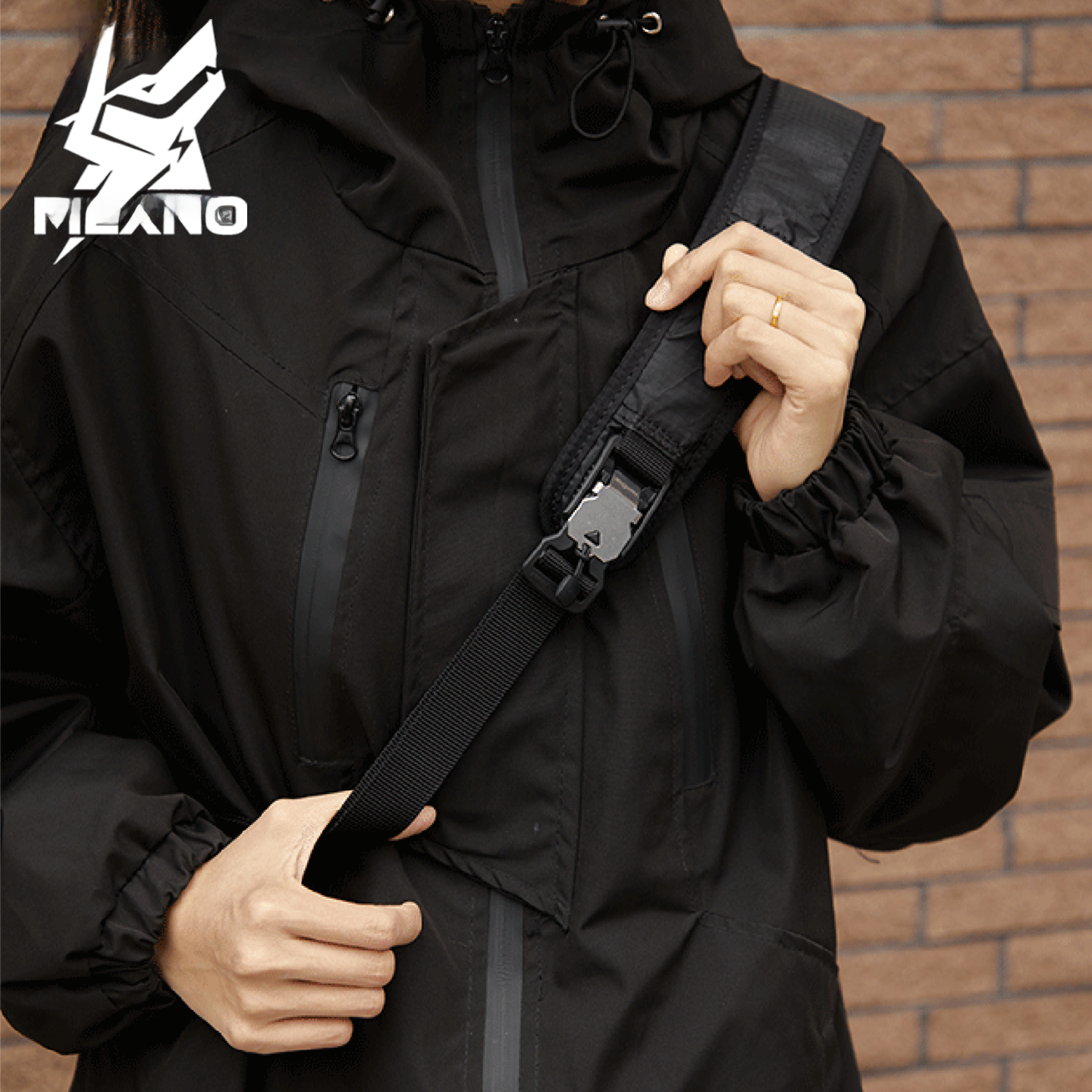 Men's Casual Chest Bag Crossbo - Waterproof Cycling Commute recensione e prezzo