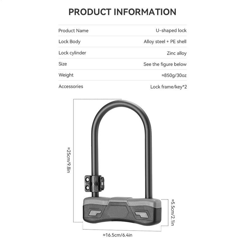 Scooter Locks Anti Theft Heavy - Commuter Bike Lock recensione e prezzo