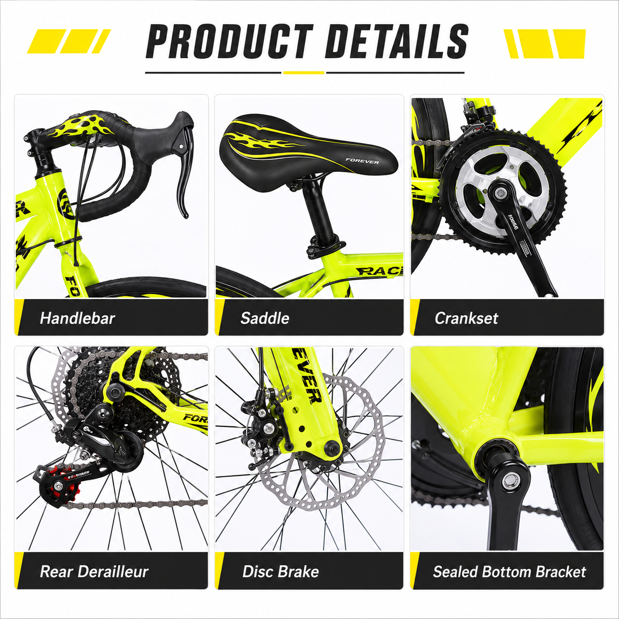 700C Road Bicycle 24 Speed Dis - Cycling Commute Speed recensione e prezzo