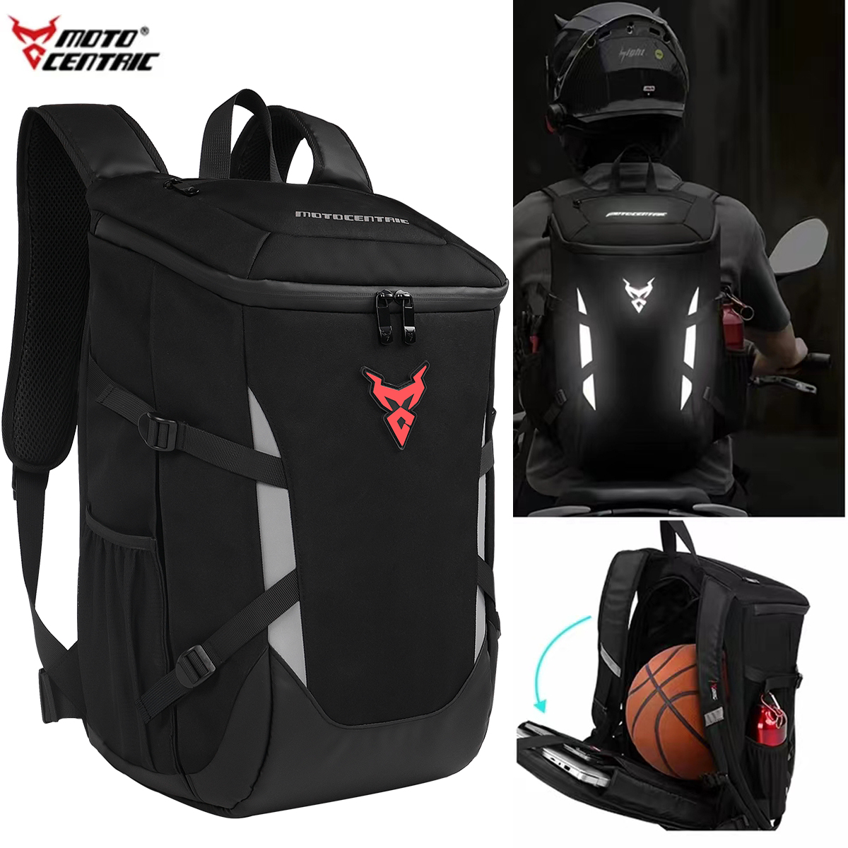 Riding Backpack Motorcycle Hel - Cycling Commuter Backpack Waterproof recensione e prezzo