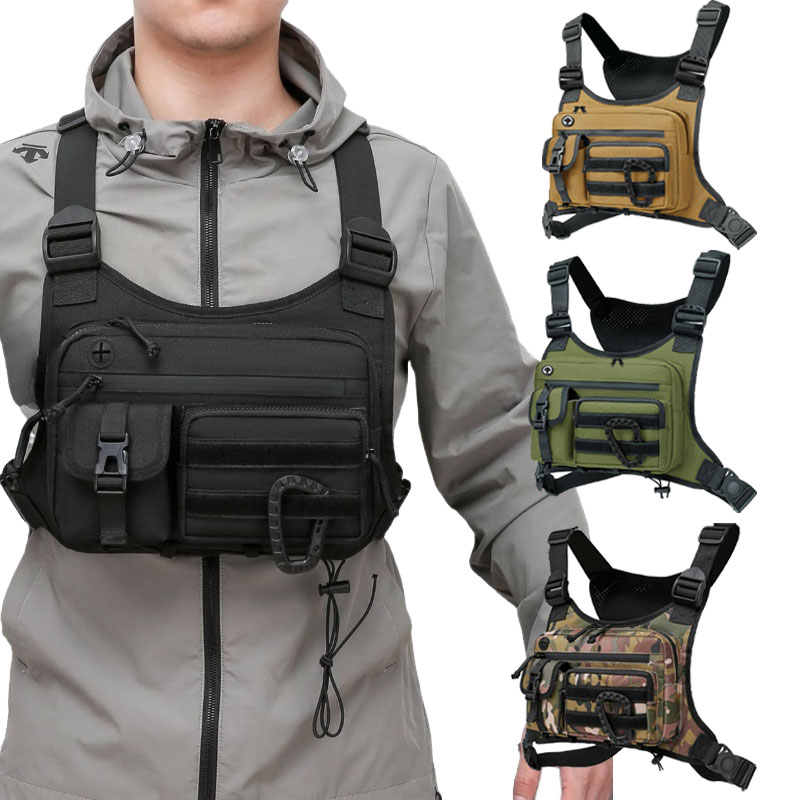 Tactical Chest Bag Men's Vest  - Cycling Commuter Backpack Waterproof recensione e prezzo