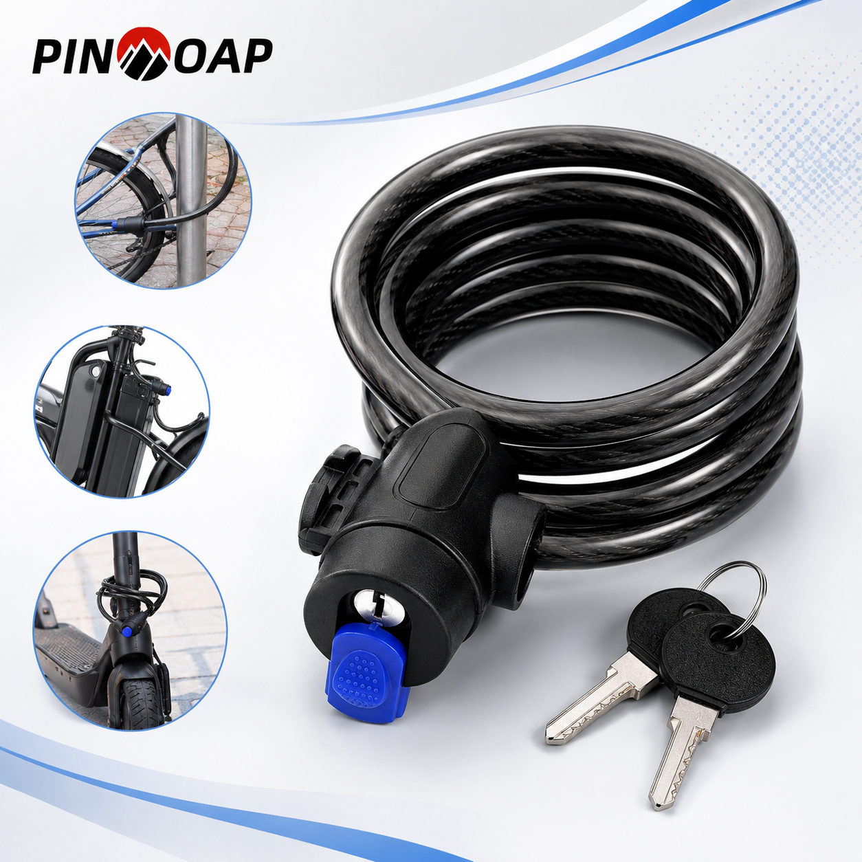 PINMOAP 1PC Bicycle Bike Lock  - Commuter Bike Lock recensione e prezzo