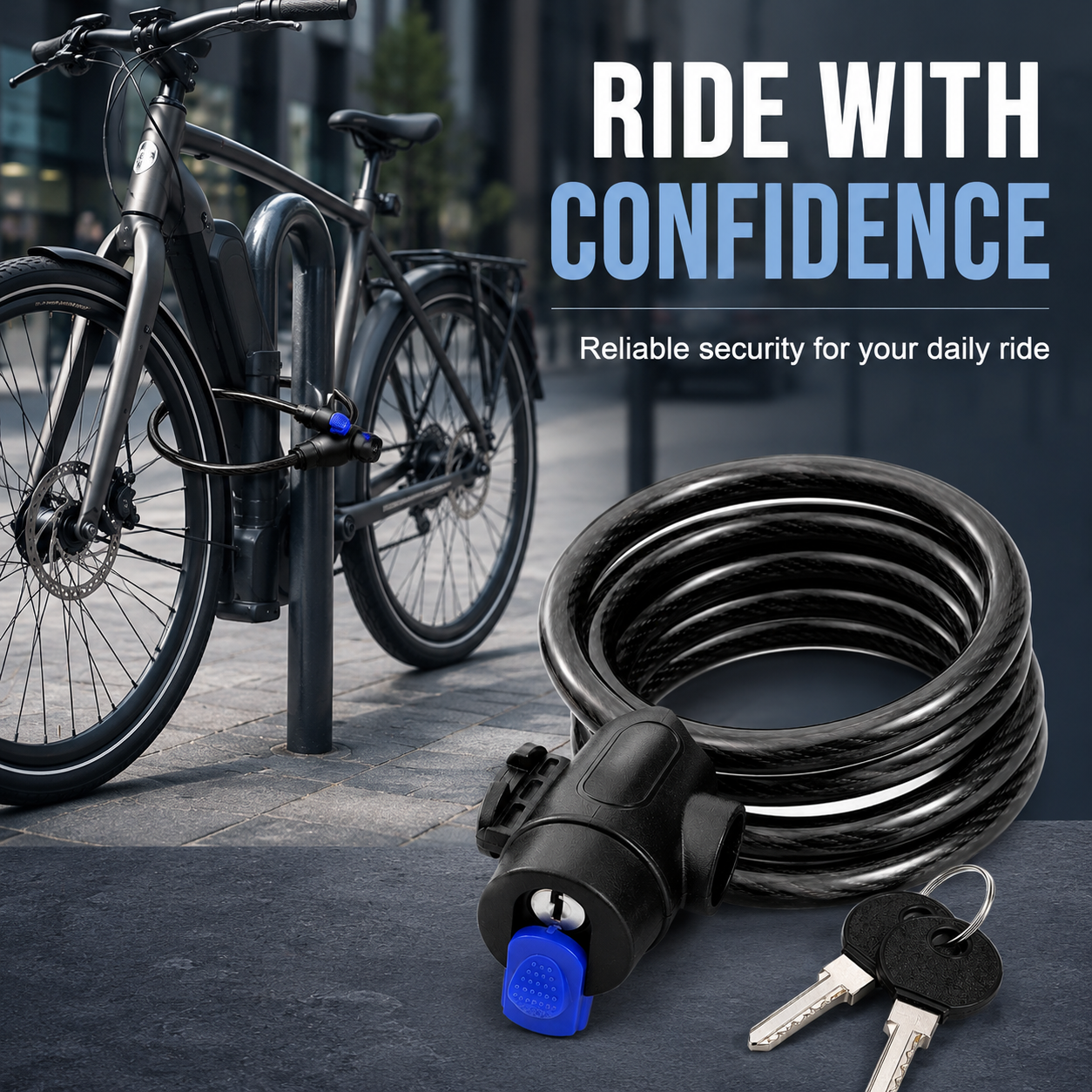 PINMOAP 1PC Bicycle Bike Lock  - Commuter Bike Lock recensione e prezzo