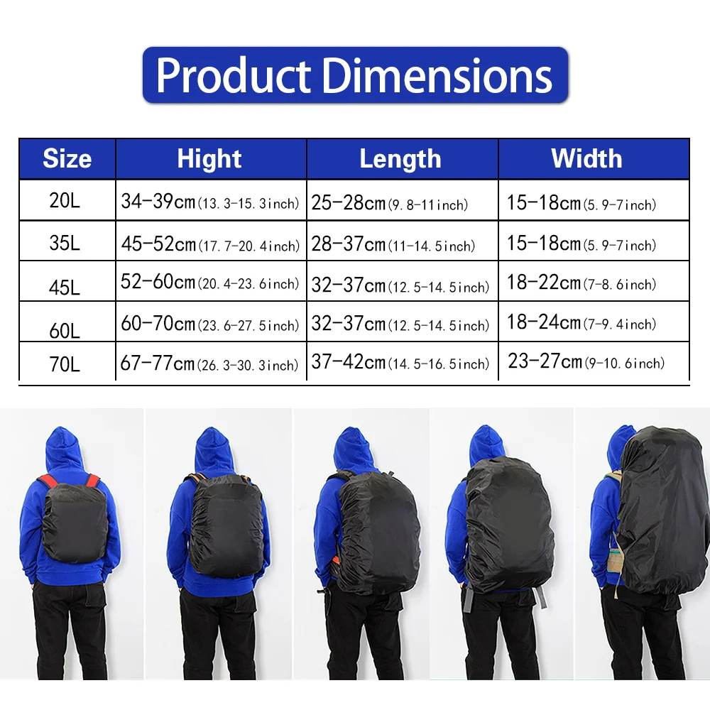 Waterproof Backpack Rain Cover - Cycling Commuter Backpack Waterproof recensione e prezzo