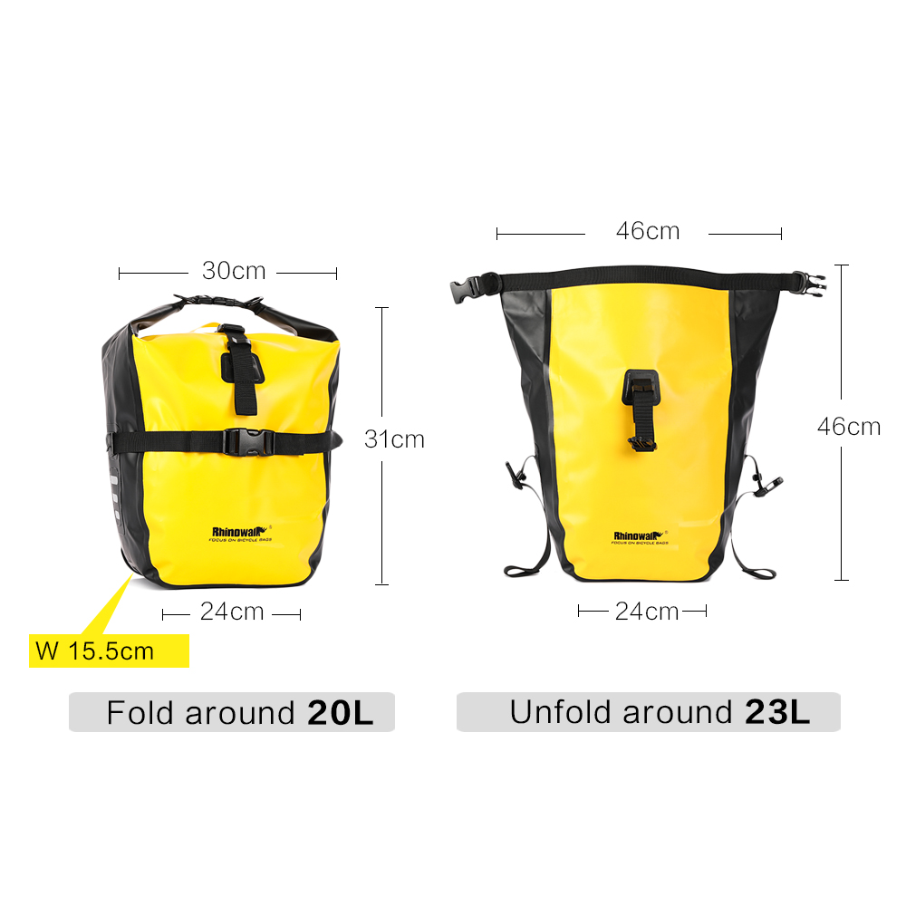 Rhinowalk 20L Bicycle Pannier  - Cycling Journey recensione e prezzo