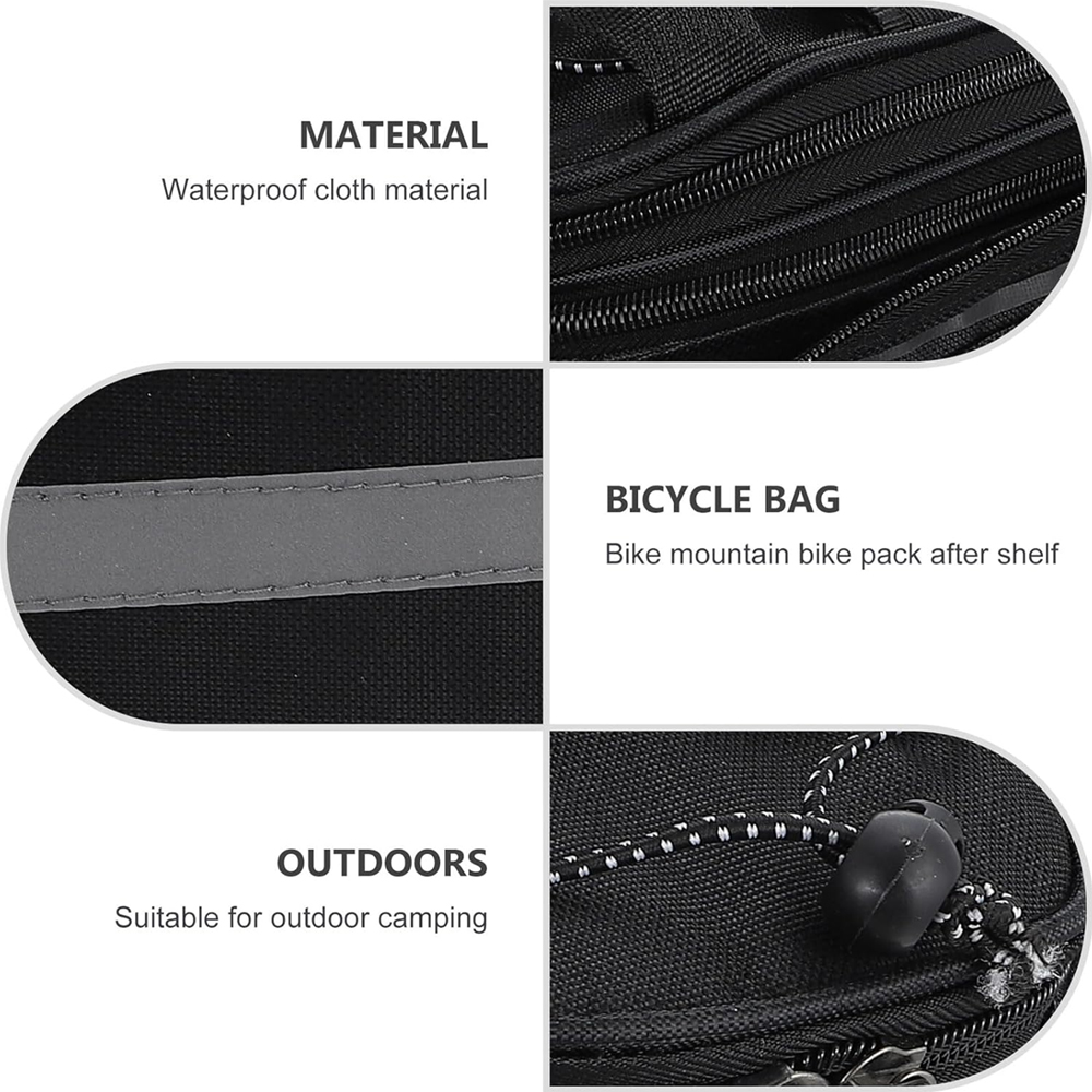 1pcs Bicycle Trunk Bag Bike Re - Waterproof Cycling Commute recensione e prezzo