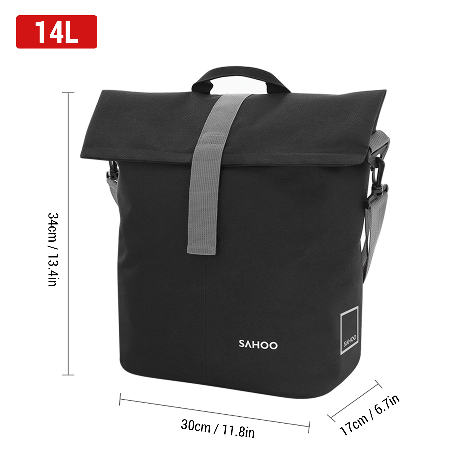 Bike Rear Seat Bag  18L/14L La - Cycling Journey recensione e prezzo