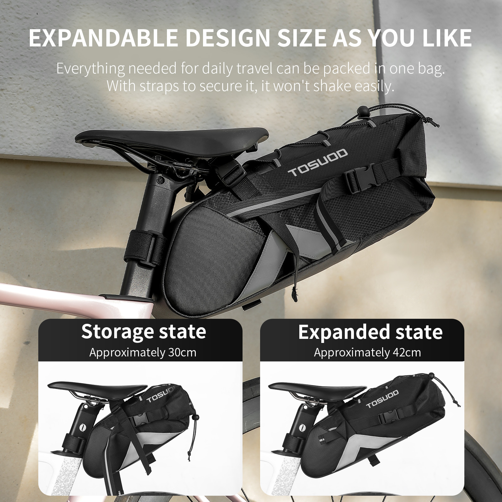 TOSUOD Bicycle Rear Bag 10L Ca - Cycling Journey recensione e prezzo