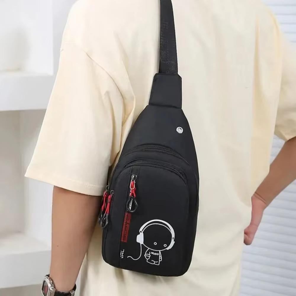Glow Men's Chest Bag Large Cap - Waterproof Cycling Commute recensione e prezzo